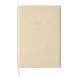 Határidőnapló agenda Standard B/5, napi fehér lapokkal drapp Bluering® 2027.