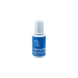 Hibajavító folyadék 20ml, vízbázisú ecsetes végű Bluering®