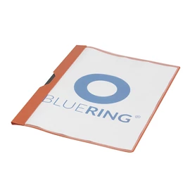 Gyorsfűző klip mappa A4, műanyag 30laphoz fém klippes Bluering® piros