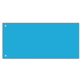 Elválasztócsík, karton 190g. 10,5x24cm, 100 db/csomag, Bluering® kék