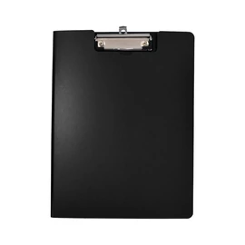 Felírótábla fedeles extra merev A4, PP Bluering® fekete