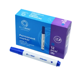 Alkoholos marker 1-4mm, vágott végű Bluering® kék