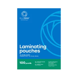 Lamináló fólia A4, 175 micron 100 db/doboz, Bluering®