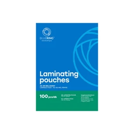 Lamináló fólia A5, 154x216mm, 100 micron 100 db/doboz, Bluering®