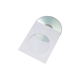 Boríték TCD öntapadó körablakos cd papírtok 125x125mm 1000 db Bluering® fehér