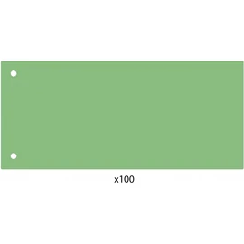 Elválasztócsík, 24x10,5 cm, 100 db/csomag PP Economix zöld