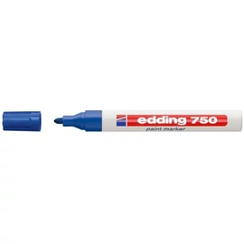 Lakkmarker 2-4mm, kerek Edding 750 kék