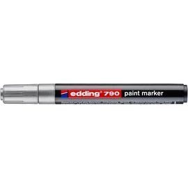 Lakkmarker 2-3mm, kerek Edding 790 ezüst
