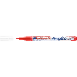 Akril marker 1-2mm, Edding 5300 piros