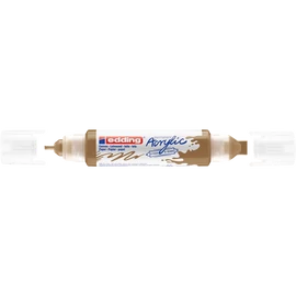 Akril marker 2-3mm, és 5-10mm, 3D kétvégű Edding 5400 arany