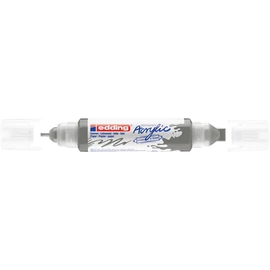 Akril marker 2-3mm, és 5-10mm, 3D kétvégű Edding 5400 antracit