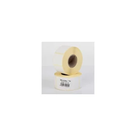 Etikett címke thermo, 38x43mm, tekercses, 1000 címke/tekercs fehér