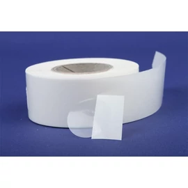 Etikett címke, 40mm, körcímke tekercses, PP 1000 db/tekercs átlátszó