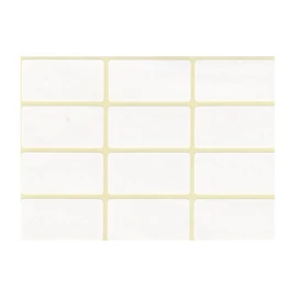 Etikett címke, 20x38mm, 5 lap, 12 címke/lap