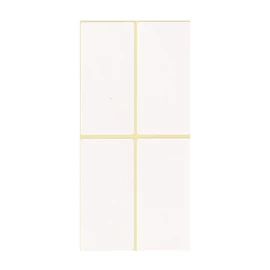 Etikett címke, 40x80mm, 15 lap, 4 címke/lap