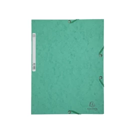 Gumis mappa karton  prespán A/4 Exacompta zöld