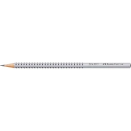Grafitceruza 2H, háromszögletű GRIP 2001 Faber-Castell ezüst test