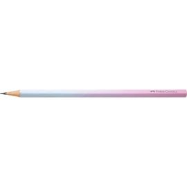 Grafitceruza B, háromszögletű színátmenetes Faber-Castell égkék-rózsa test