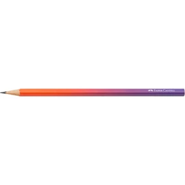 Grafitceruza B, háromszögletű színátmenetes Faber-Castell piros-lila test