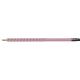 Grafitceruza B,radíros háromszögletű GRIP 2001 Faber-Castell rózsa test