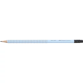 Grafitceruza B,radíros háromszögletű GRIP 2001 Faber-Castell égkék test