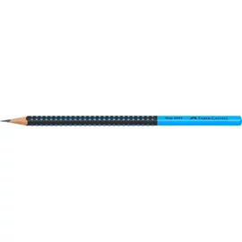 Grafitceruza HB,kéttónusú háromszögletű GRIP 2001 Faber-Castell fekete/kék test