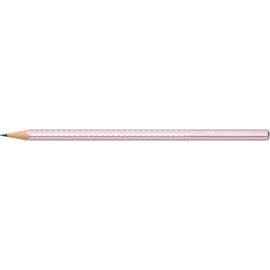Grafitceruza B,háromszögletű SPARKLE metál Faber-Castell rózsa test