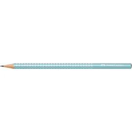Grafitceruza B,háromszögletű SPARKLE metál Faber-Castell óceánkék test