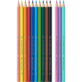 Színes ceruza készlet hatszögletű UNIKORNIS + matrica Faber-Castell 10+3klf. szín