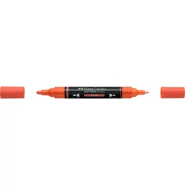 Akril marker kétvégű MULTIMARK 115 Faber-Castell narancs 