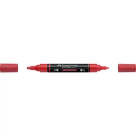 Akril marker kétvégű MULTIMARK 219 Faber-Castell eper piros