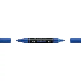 Akril marker kétvégű MULTIMARK 120 Faber-Castell kék 