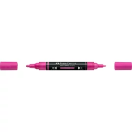 Akril marker kétvégű MULTIMARK 125 Faber-Castell fukszia 