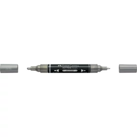 Akril marker kétvégű MULTIMARK 251 Faber-Castell ezüst 