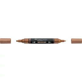 Akril marker kétvégű MULTIMARK 252 Faber-Castell réz 