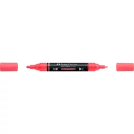 Akril marker kétvégű MULTIMARK 255 Faber-Castell neon narancs