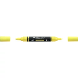 Akril marker kétvégű MULTIMARK 256 Faber-Castell neon sárga
