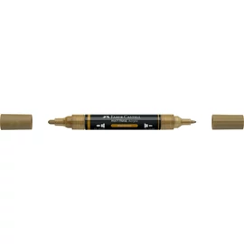 Akril marker kétvégű MULTIMARK 178 Faber-Castell kávé barna