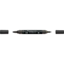 Akril marker kétvégű MULTIMARK 199 Faber-Castell fekete 