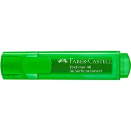 Szövegkiemelő 1-5mm vágott hegyű Faber-Castell 46 fluoreszkáló zöld 