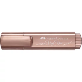 Szövegkiemelő 1-5mm vágott hegyű Faber-Castell 46 metál gyöngyház rózsaszín