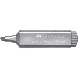 Szövegkiemelő 1-5mm vágott hegyű Faber-Castell 46 metál ezüst 