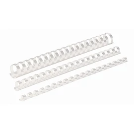 Spirál műanyag, 14mm, 81-100lap, 100 db/doboz, Fellowes® fehér