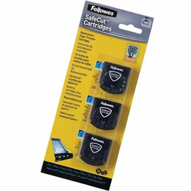 Vágókés görgős vágógépekhez, hullámos vágás, perforálás, hajtott vágás, Fellowes® 3 db/csomag,