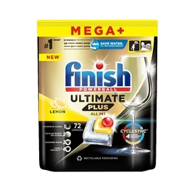 Mosogatógép tabletta 70 db/doboz Finish Ultimate Plus All in 1 Lemon