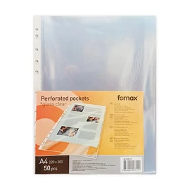 Genotherm lefűzhető A4, 90 micron, víztiszta XL ( 220x300mm,) Fornax 50 db/csomag,