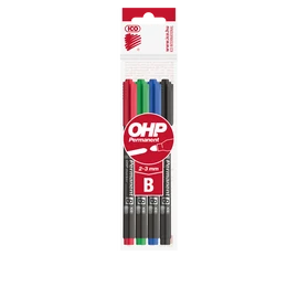 Alkoholos marker készlet, B OHP Ico 10 db/doboz, 4 klf.szín
