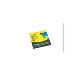 Jegyzettömb öntapadó, 75x75mm, 80lap, Info Notes brilliant sárga