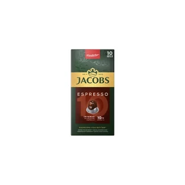 Kávékapszula, Nespresso kompatibilis Jacobs Espresso 10 Intenso 10db kapszula