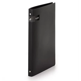 Gyűrűskönyv A4, 4 gyűrűs 2cm gerinc PP, Karton P+P Opaline fekete